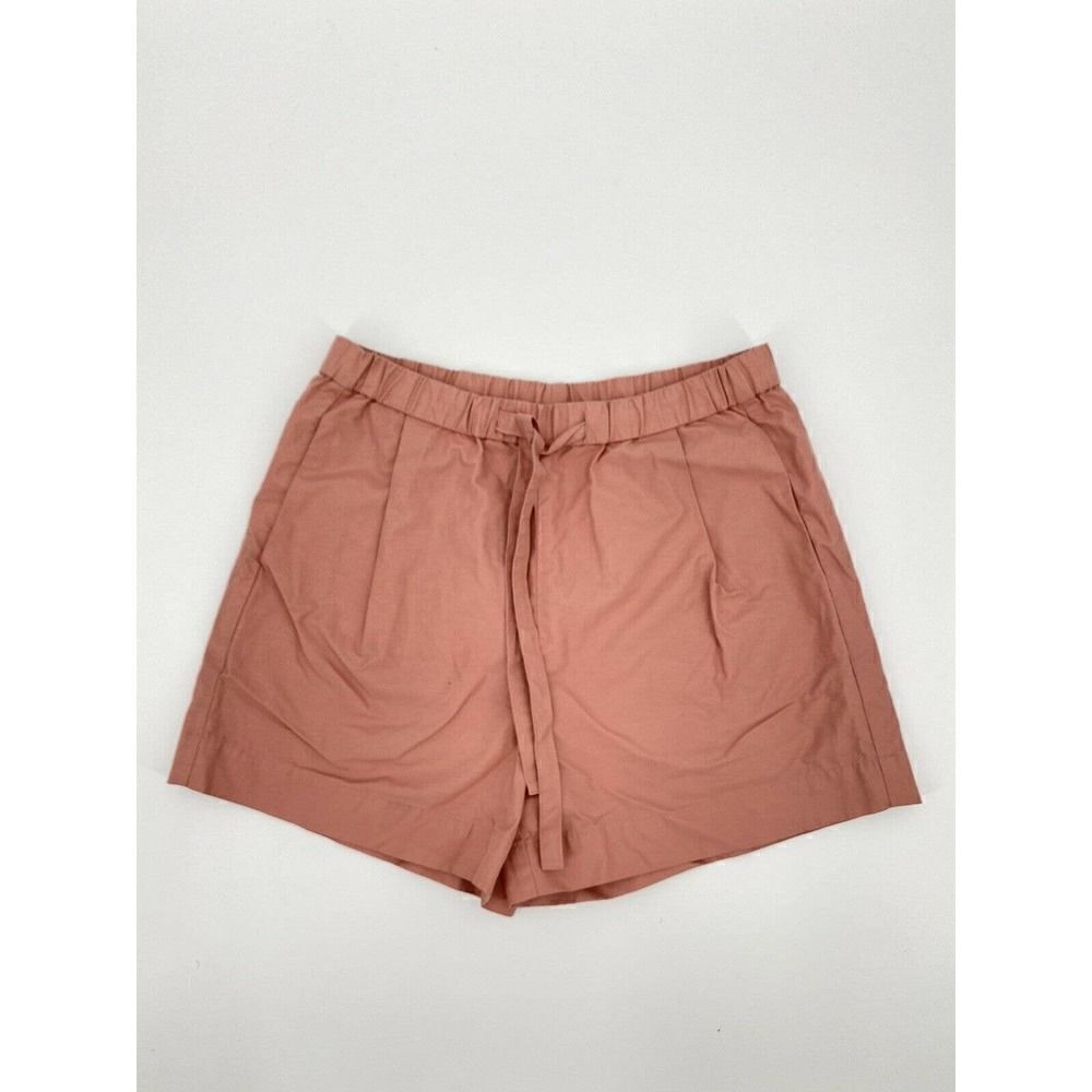 Kate Spade Saturday Drawstring Shorts Sz 0 Pink Khaki Casual